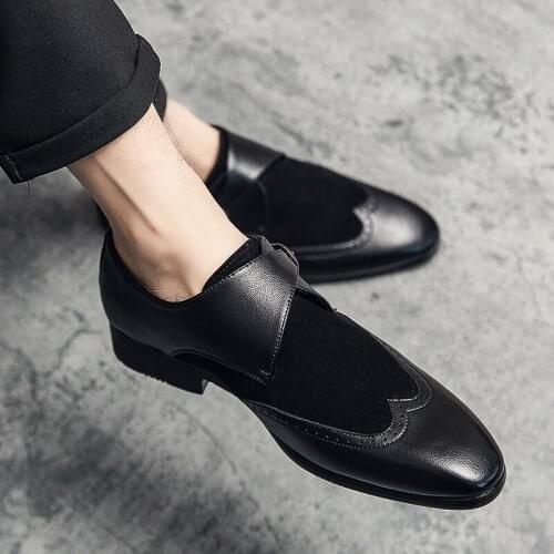 Size 37-47 Handmade Mens Loafers Suede Leather Dark Green Men Dress Shoes Wedding Party Slip On Shoes Italian Fashion
