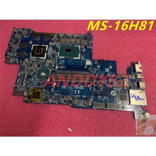 MS-16H81 VER 1.0 for MSI GS60 WS60 LAPTOP motherboard WITH E3-1505M CPU AND M2000M 100% working OK