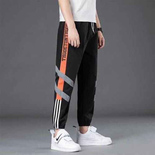 Men Sweatpants cargo pants for boy joggers streetwear Korean clothing japanese tactical casual Summer mens fashion trousers