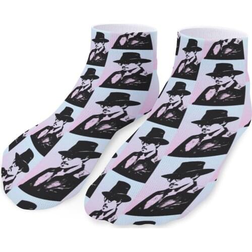 Johnny Depp Socks Large Chemical Fiber Design Socks Hiking No Slip Quality Youth Socks