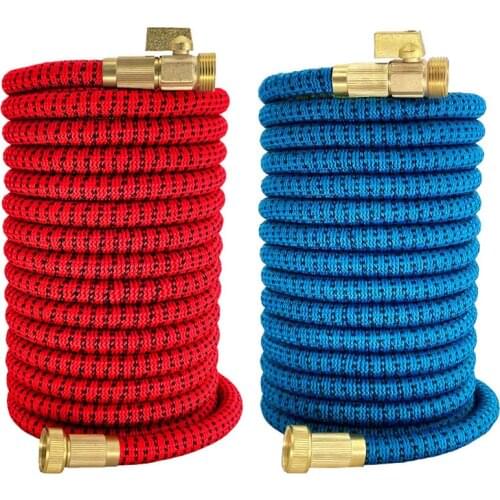 New 3/4 Garden Hose Flexible Hose Garden Watering Pipe Double Latex High Pressure Car Wash Hose Gardens Supplies Irrigation