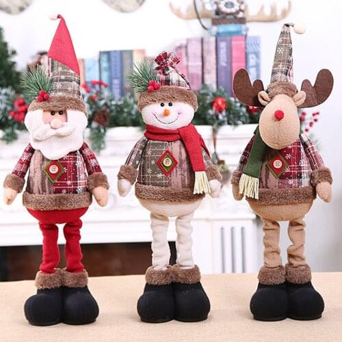 Christmas Dolls Merry Christmas Decorations for Home Pendants Gift Xmas New Year Gifts Christmas Tree Ornaments Hanging Doll