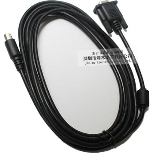 PLC programmable logic controller programming line SH8513-Y connection wire round hole 6months warranty