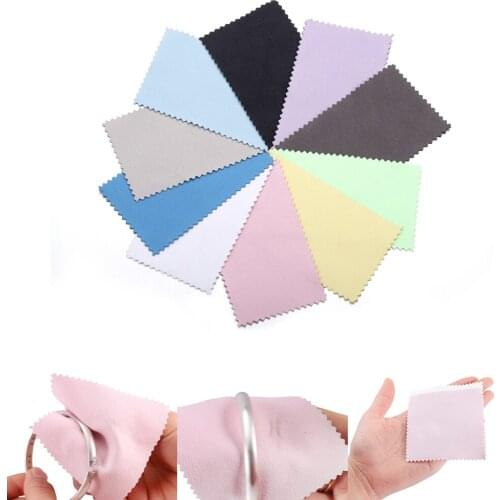 10-50Pcs/Lot Sterling Silver Color Cleaning Cloth Polishing Cloth Soft Clean Wipe Wiping Cloth of Silver Gold Jewelry Tools