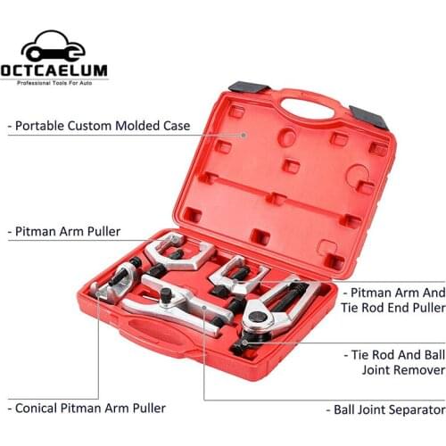 Ball Joint Separator Tie Rod Pitman Arm Puller Front End Service Tool Kit ST0311