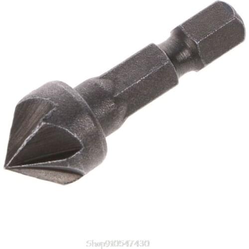 6 Flute Countersink Drill Bit 90 Degree Point Angle Chamfer Cutting Woodworking Tool N09 20 Dropship