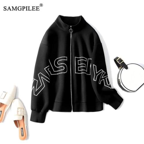 Sweatshirt With Hood 2021 New Hot Rhinestone Letter Stand Collar Cardigan Short Jacket Space Cotton Long Sleeve Sweatshirts 4XL