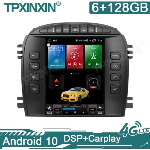 Vertical Car Screen For Jaguar S-Type 2004 2005 Radio Android Auto GPS Navigation Multimedia Wifi Carplay Head Unit