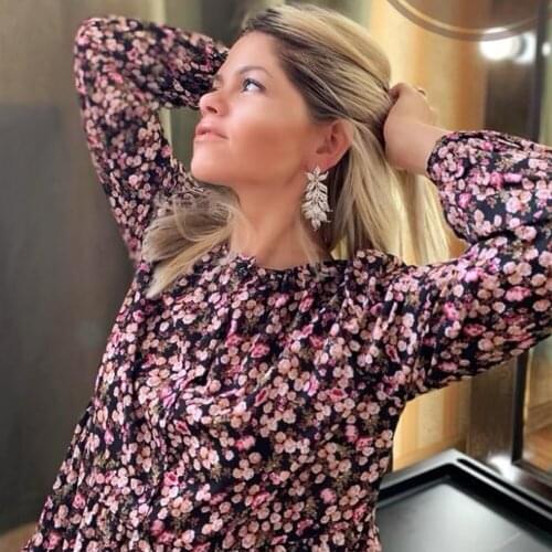 Brand European Style Feather Leaf Pendant Earring Enthusiasm Jewelery for Women Fashion Wedding Bijoux Gift for Christmas