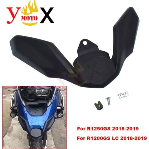 ABS Modifed Front Fender Wheel Hunger Beak Nose Cone Cowl Extender Extension Cover Guard For BMW R1200GS LC R1250GS 2018-2019