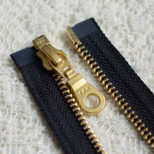 5# 65cm Black Long Metal YKK Zipper Fasteners Single Open End for Garment Jacket Clothing Accessories Wholesale