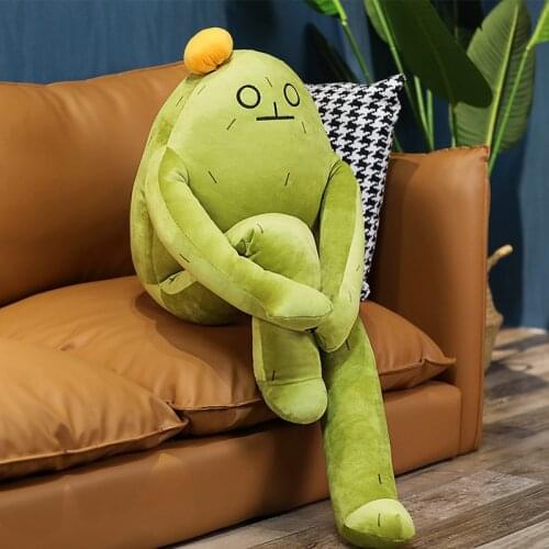 Cactus Anthropomorphic Plush Toys Pillow Simulation Warm Hug Cactus Soft Toys Stuffed Healing Pillow Gift for Girlfriend