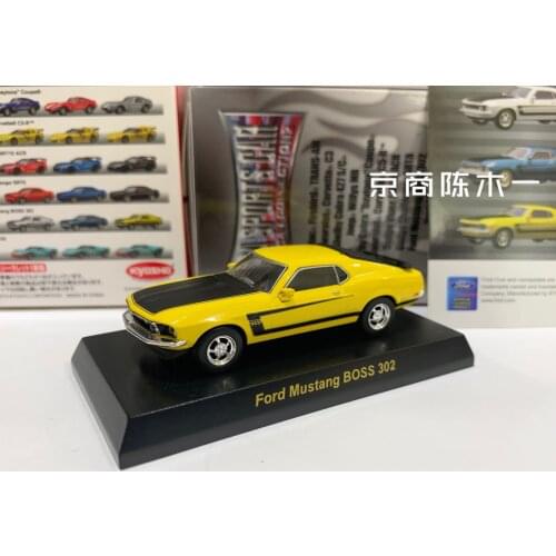 1/64 KYOSHO Ford Mustang BOSS 302 LM F1 RACING Collection of die-cast alloy assembled car decoration model toys