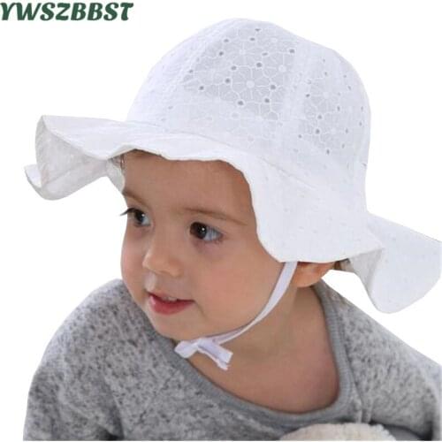 Summer Baby Girls Sun Hats Children Cotton Bucket Caps Autumn Baby Hat Kids Cap New Fashion Beach Sun Cap for Girls