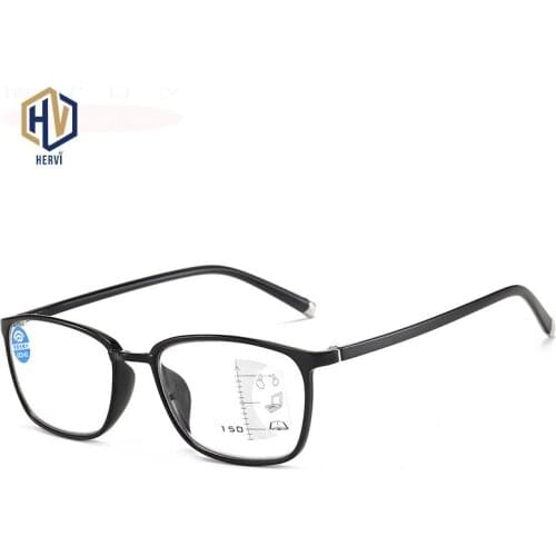Multifocal Reading Glasses Man TR90 Glasses Frames Anti Blue light Reading Glasses Middle-aged Glasses Unisex очки для чтения