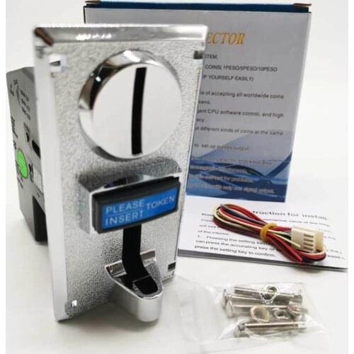 Multi Coin Acceptor selector Electronic Roll Down Mechanism CPU Programmable Vending Machine Mech Arcade Game wholesale price