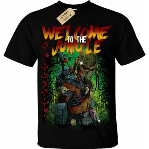 Welcome to the jungle T-Shirt Mens arnold retro movie