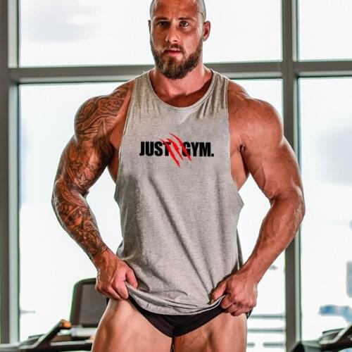 New 2019 Summer brand clothing gyms Stringer tank top men muscle guys fitness Sleeveless shirt mens Bodybuilding vest tanktop