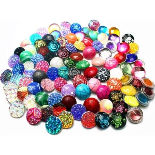 Wholesale 50 Pieces/Batch Blend Beautiful Resin Clasp Fit Bracelet 18mm DIY Fit Bracelet Jewelry Ornaments