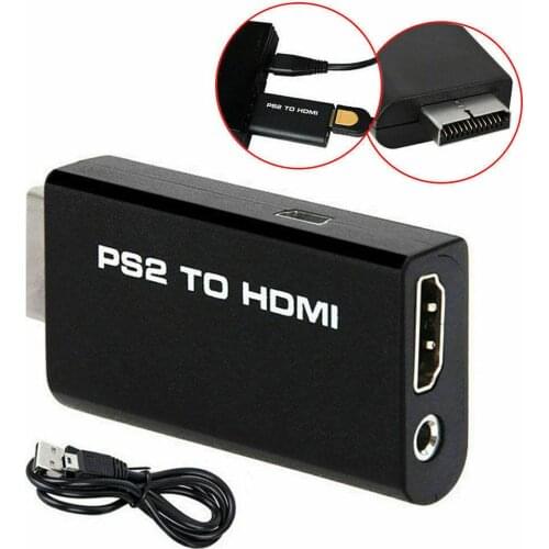 For Sony 2 PS2 to HDMI-compatible Converter Adapter Adaptor Audio Video USB Cable HD For Sony 2 PS2 to HDMI-compatible Converter