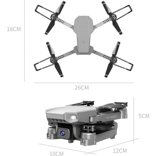 Portable HJ12 Foldable Fixed Height HD Aerial Photography RC Quadcopter 4K/720P/1080P Camera RC Drone Toy