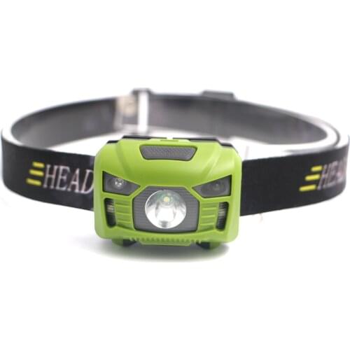 LED Body Motion Sensor Headlamp Mini Headlight Rechargeable Outdoor Camping Flashlight Head Torch Lamp With USB