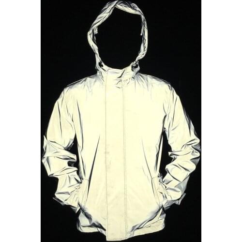 The spring and autumn period and the male all reflective hooded jacket Fashion pure color of 3 m reflective jackets