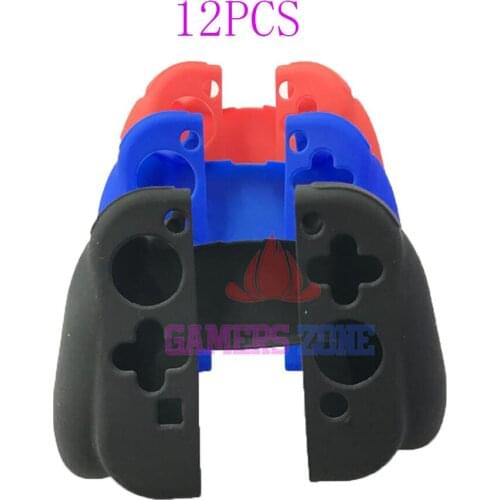 12PCS For Nintendo Switch Console Travel Protector Soft Silicon Joy Con Controller Case