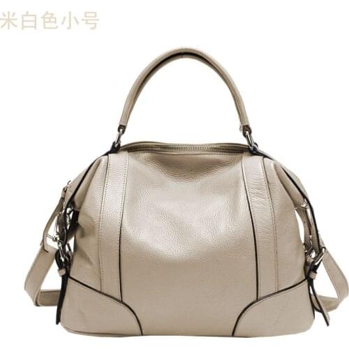 Genuine leather cow skin women soft totes Ol business laptop handbags