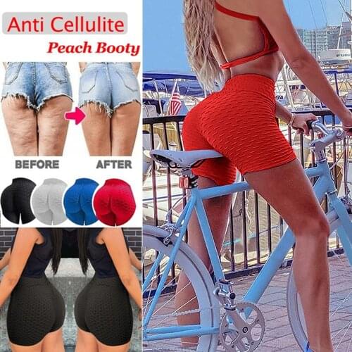 KIWI RATA Womens High Waisted Yoga Shorts Sports Gym Ruched Butt Lifting Workout Running Hot Leggings Seamless Fitnees Shorts