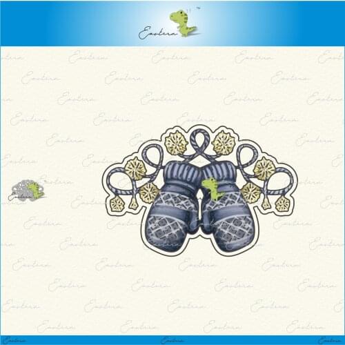 Winter gloves metal cutting dies 2021 new diy molds Scrapbooking Paper Making die cuts crafts