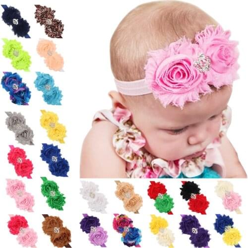 1 Piece MAYA STEPAN Children Girls Fashion Crown Diamond Flower Hair Head Band Baby Newborn Hair Rope Headband Headwear Headwrap