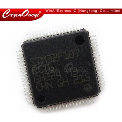 1pcs/lot STM32F107RCT6 STM32F107RBT6 STM32F107 QFP-64