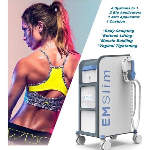Professional EMSlim Body Sculpt Butt Lifting Muscle Building EMS Body Shaper Slimming Machine Fat Burner HIEMT Sculpting