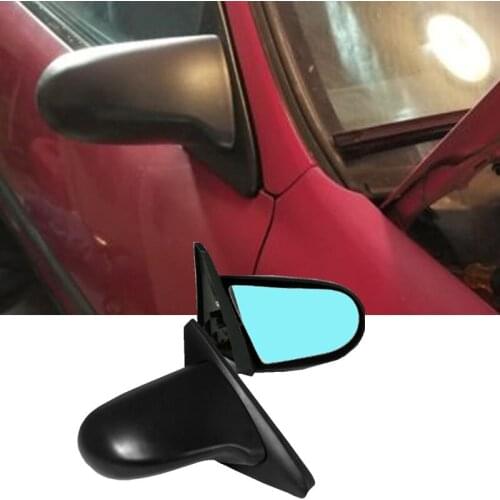 SPN Style Side Mirrors ABS Black (manual) 1992 -1995 EG 1996 -2000 EX 4dr (Fits for Honda Civic)