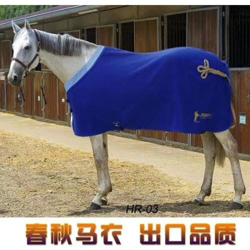 Large Horse Foal Grain Velvet Double Layer Winter Warm Cover Clothing Sweat-absorbent Covering