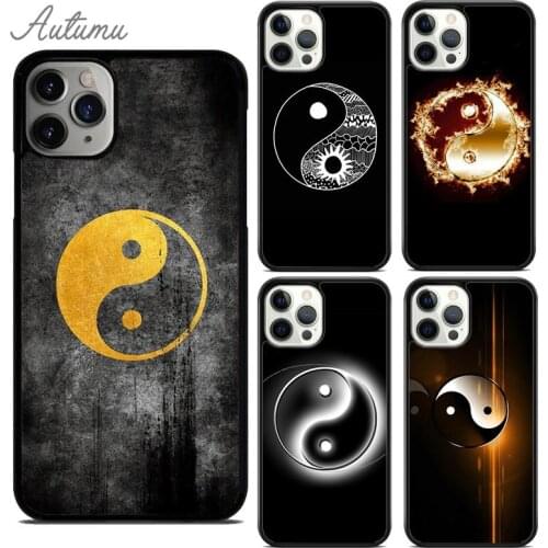 Yin & Yang Phone Case for iPhone 11 12 Pro Max mini X XR XS SE 2020 5 6S 7 8 Plus Samsung Galaxy S8 S9 S10 Cover shell coque