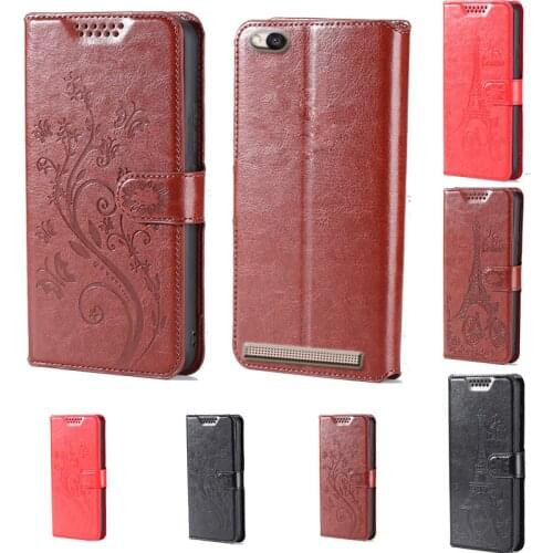 For Xiaomi Redmi 4A butterfly flower Tower Flip Leather Wallet Phone Case For Xiaomi Redmi 5A Phone cover card slot