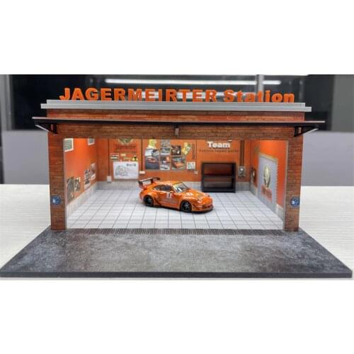 1:64 JAGERMEIRTER Station Garage Led Light Diorama with/without acrylic case