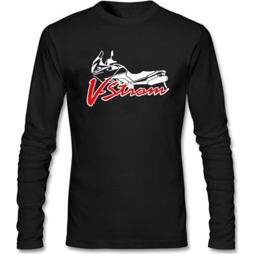 Mens tshirts Suzuki V-strom DL 650 Motorsport Team t-shirt jogger Workout tops brand men long sleeve t shirt hombre teeshirts