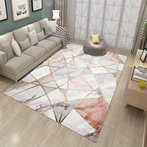 Geometric Modern Art Living Room Patterned Rugs Large Carpets Minimalistic Abstract Stripes Bedroom Carpet Soft Door Mat