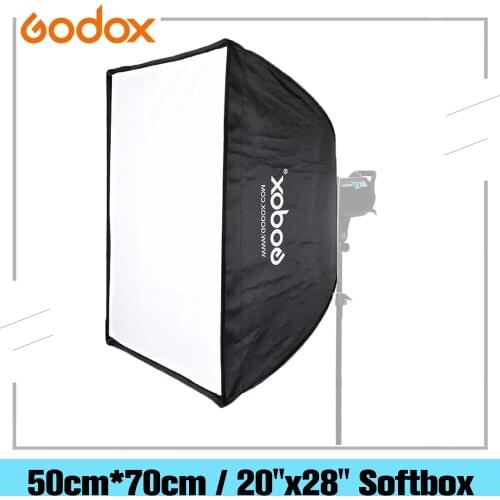 Godox 50cm*70cm / 20"x28" Rectangular Umbrella Softbox With Bowens Mount Speedring For Speedlite Photo Strobe Studio