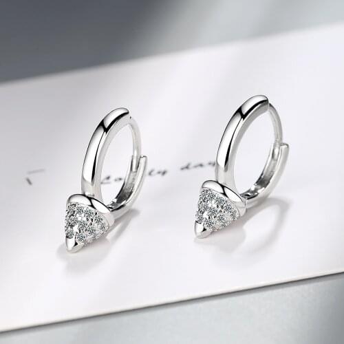 Conical earrings geometric earrings women 925 sterling silver earrings for women