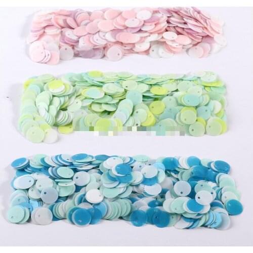 10mm Candy Color Pet Frosted Round Sequins For Crafts Embroidery Sewing Sequin Decor Dance Garments Bags Diy Handmade Materials