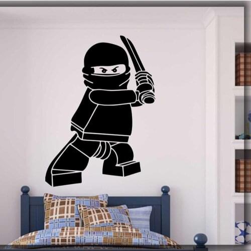 Cartoon wall decal legoings gamer room art decal waterproof vinyl wall sticker for kids room bedroom boys room decoration G532