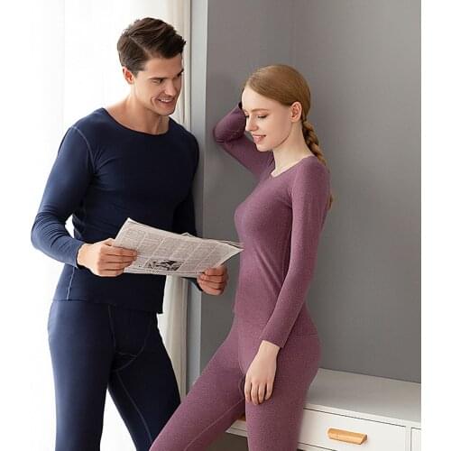 Men Women Velvet Warm Thermal Underwear Women Winter Clothes Pajamas Set Ladies Thermal Underwear Long Johns bộ đồ giữ nhiệt nữ