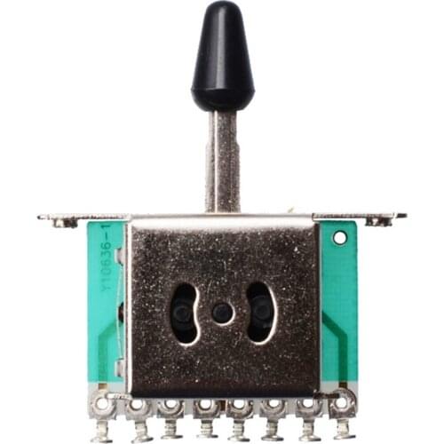 Electric Guitar Pickup Selector Switch Parts 5 Way Five-position Switch Toggle Tip 8 Connection Cable For ST SQ Guitar Accessory