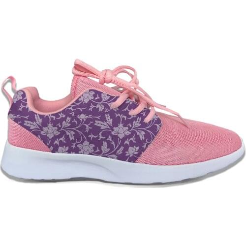 Flower Blossoms Floral Cute Funny Lovely Sport Running Shoes Casual Breathable Lightweight 3D Printed Female Girl Women Sneakers