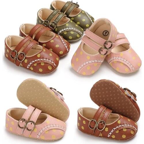 Baby Infant Girls Flat Shoes Boy Newborn Toddler Knot Solid First Walker Non-Slip Dot Prewalker Shoes Baby Moccasins