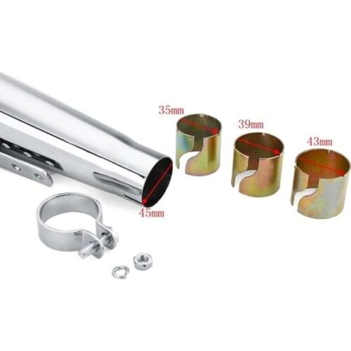 Motorcycle Universal Exhaust Slip Mufflers Compatible with Dirt Bike Street Bike Scooter Exhaust Pipe Diameter 11cm